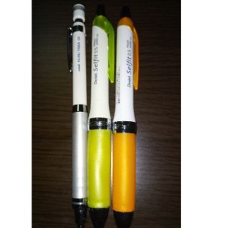 ミツビシエンピツ(三菱鉛筆)のUni クルトガ Pentel シャープペン 3点セット(ペン/マーカー)