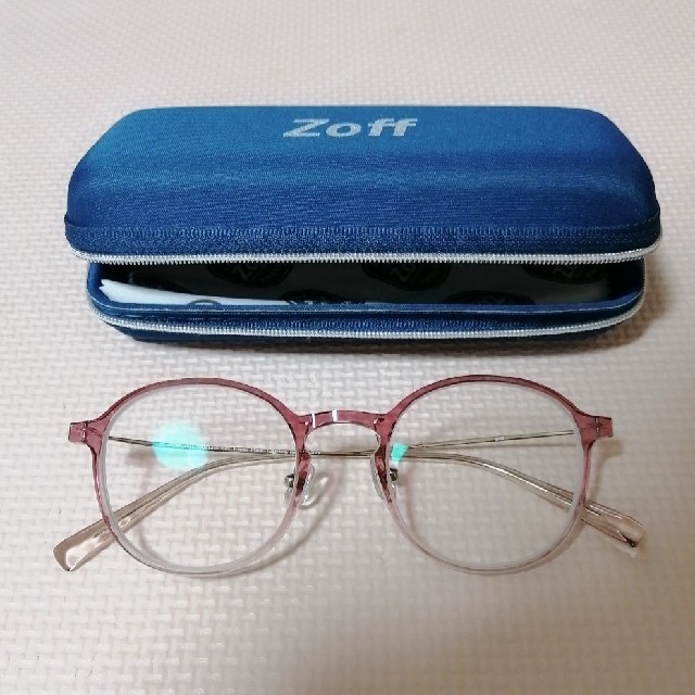 Zoff(ゾフ)のクリアフレーム　メガネ レディースのファッション小物(サングラス/メガネ)の商品写真