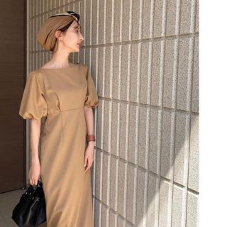 louren puff sleeve onepiece 完売商品(ロングワンピース/マキシワンピース)