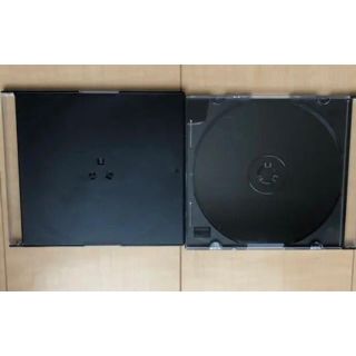 CD・DVD黒ケース  6枚セット(バラ売り可能)(CD/DVD収納)