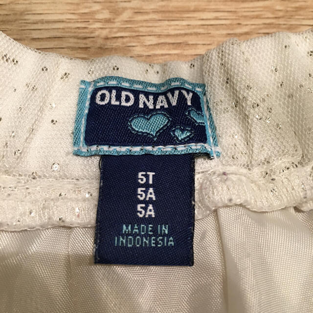 Old Navy(オールドネイビー)の107-114 ラメ入りチュールスカート キッズ/ベビー/マタニティのキッズ服女の子用(90cm~)(スカート)の商品写真