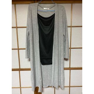 アズールバイマウジー(AZUL by moussy)の★お値下げ！早い者勝ちです！★美品★薄手ロングカーディガン★LLサイズ★(カーディガン)