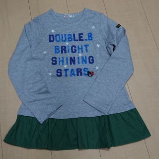 ダブルビー(DOUBLE.B)のミキハウスダブルB☆長袖チュニック☆130㎝(Tシャツ/カットソー)