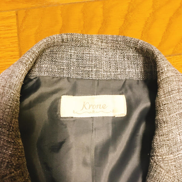 RyuRyu(リュリュ)の【値下げ】GeeRA 凹凸素材のスラブラメファンシー3点スーツ　ジャケット レディースのジャケット/アウター(テーラードジャケット)の商品写真