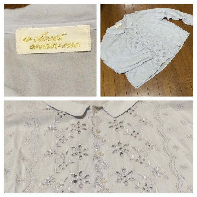 w closet(ダブルクローゼット)のダブルクローゼットの刺繍ブラウス レディースのトップス(シャツ/ブラウス(長袖/七分))の商品写真