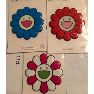 モマ(MOMA)の村上隆　ぷくぷくFlower Stickers 3コセット❣️(キャラクターグッズ)