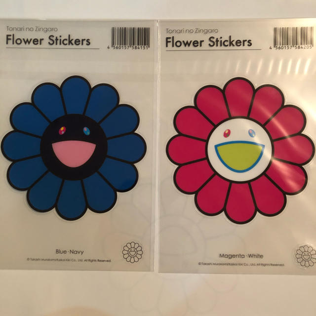 MOMA(モマ)の村上隆　Flower Stickers 6枚セット❣️ エンタメ/ホビーのおもちゃ/ぬいぐるみ(キャラクターグッズ)の商品写真