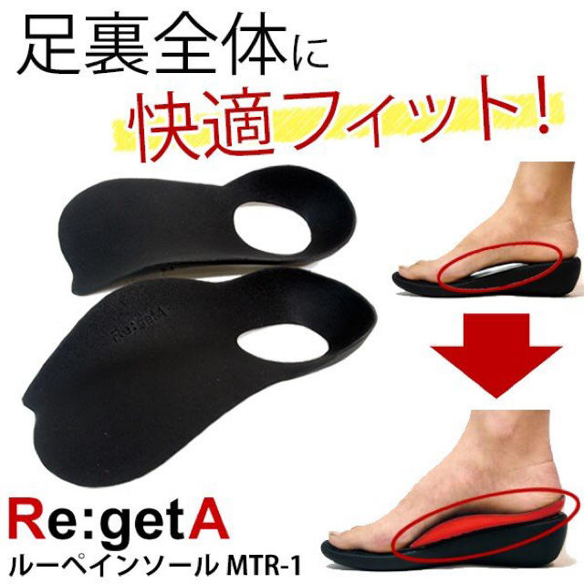 Re:getA(リゲッタ)のリゲッタ  ルーペインソール　レディース用　サイズフリー レディースの靴/シューズ(その他)の商品写真