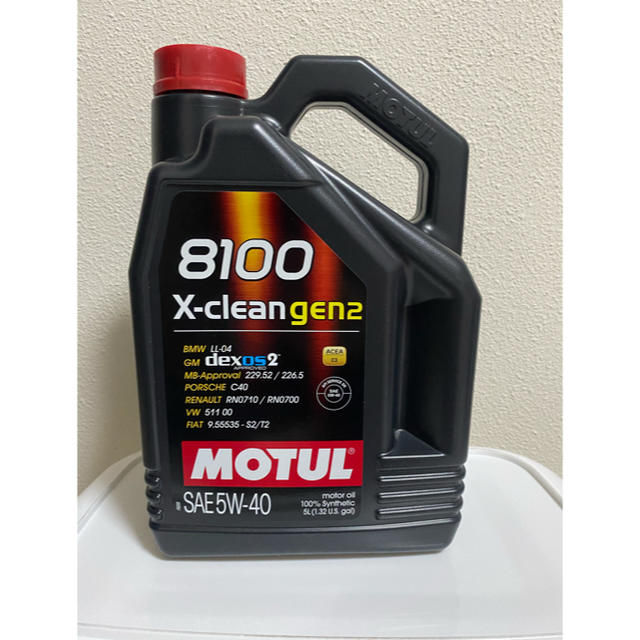 【MOTUL/モチュール】8100 X-clean gen2 5W40　5L