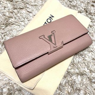 ルイヴィトン(LOUIS VUITTON)の【極美品♡】ルイヴィトン ポルトフォイユ カプシーヌ 長財布(財布)