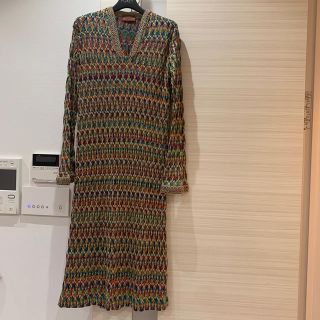 ミッソーニ(MISSONI)の❤️専用❤️ＭISSOＮIのロングニットワンピース❤️(ロングワンピース/マキシワンピース)