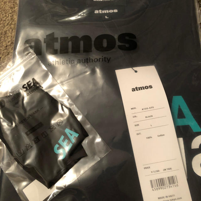 Wind and sea×atmos Tシャツ.小物セット❣️