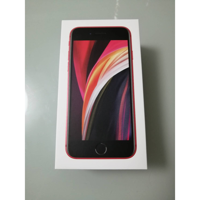 iPhone SE 2 64GB Red 新品未使用品 SIMロック解除済 au○IMEI番号