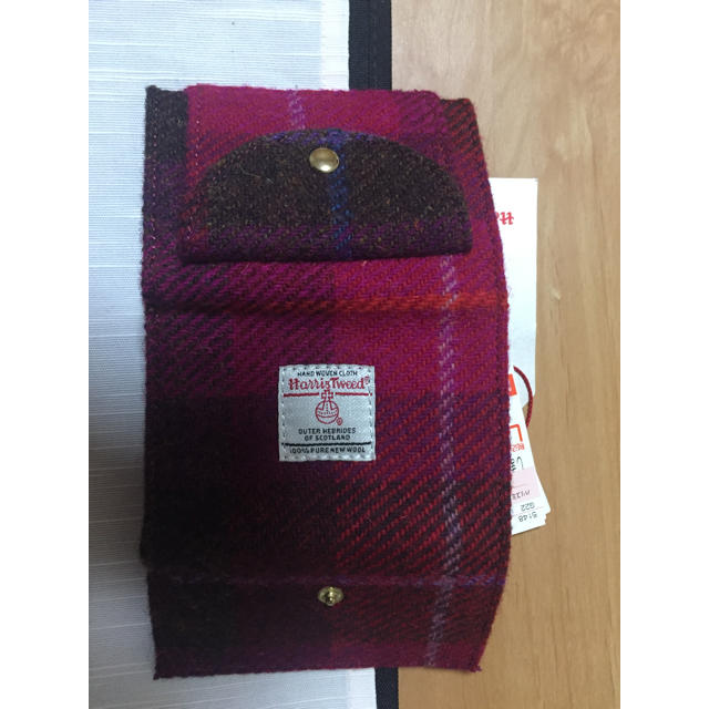 Harris Tweed(ハリスツイード)の【ハリスツイード】三つ折り財布 ミニウォレット コインケース【新品】 レディースのファッション小物(財布)の商品写真