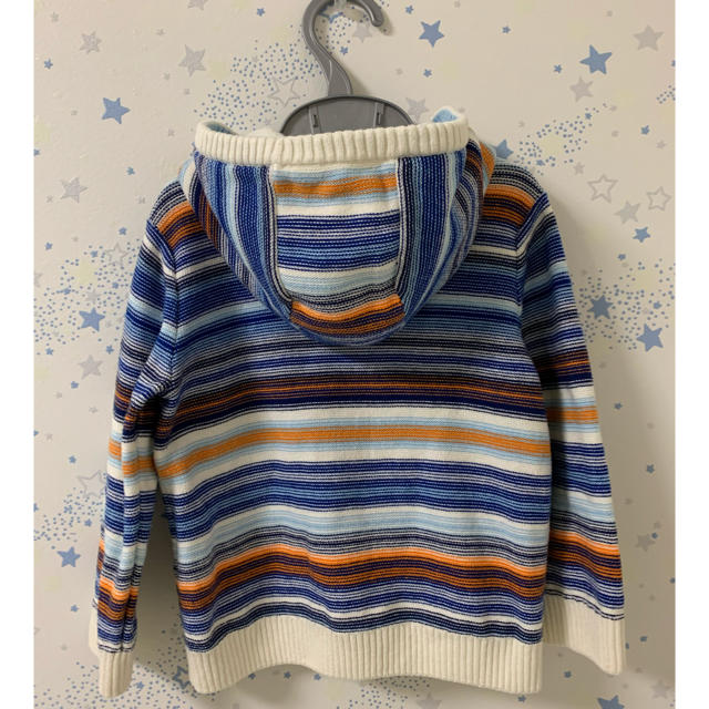 TOMMY HILFIGER(トミーヒルフィガー)のトミーフィルフィガー　ニット　パーカー　2T キッズ/ベビー/マタニティのベビー服(~85cm)(カーディガン/ボレロ)の商品写真