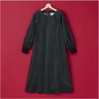 ザラ(ZARA)の【タグ付き新品】ベロアワンピース(ロングワンピース/マキシワンピース)