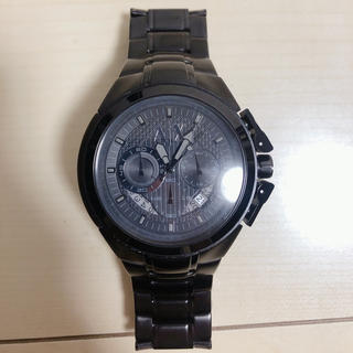 アルマーニエクスチェンジ(ARMANI EXCHANGE)のArmani Exchange 腕時計 メンズ　黒　ブラック(腕時計(アナログ))