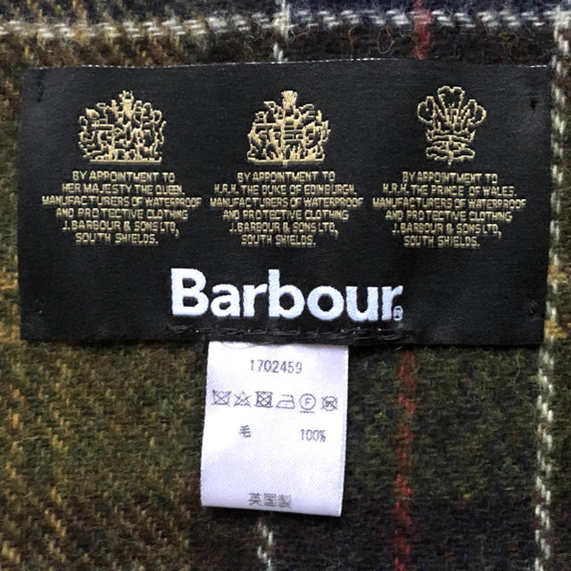 Barbour(バーブァー)のBarbour ウールマフラー メンズのファッション小物(マフラー)の商品写真