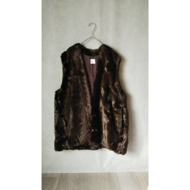 BEAUTY&YOUTH UNITED ARROWS(ビューティアンドユースユナイテッドアローズ)の6 roku FAKE MINK FUR VEST/フェイク ファーベスト レディースのトップス(ベスト/ジレ)の商品写真