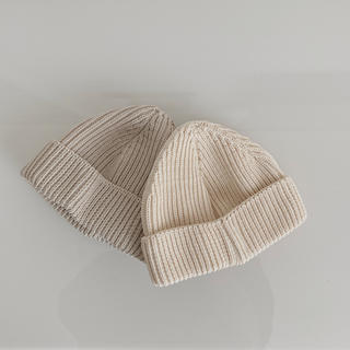 ベビー　ニット帽　knit hat キッズ(帽子)