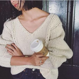 トゥデイフル(TODAYFUL)の【todayful 】Vneck Hand Knit(ニット/セーター)