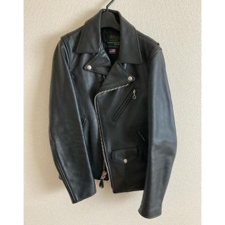 ショット(schott)のSchott ダブルライダース ワンスター 別注 34 美品(ライダースジャケット)