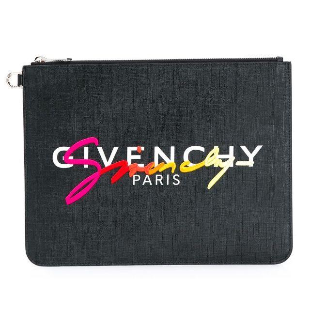 新品未使用！送料込み★GIVENCHY★コーティングキャンバス ラージ ポーチ