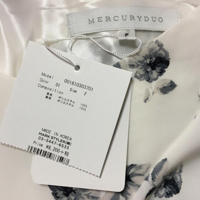 MERCURYDUO(マーキュリーデュオ)のMERCURYDUO♡花柄ワンピース レディースのワンピース(ミニワンピース)の商品写真