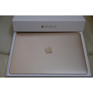 アップル(Apple)のMacBook12インチ　ゴールド(ノートPC)