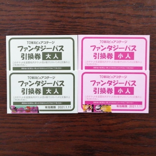 週末値下げ那須ハイランドフリーパス引換券大人2枚小人2枚おまけつき仮装で入園無料