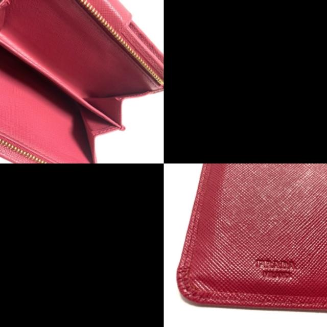 PRADA(プラダ)のプラダ 2つ折り財布美品  - ピンク レザー レディースのファッション小物(財布)の商品写真