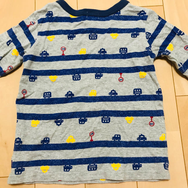 H&M(エイチアンドエム)の100サイズ　長袖2枚セット キッズ/ベビー/マタニティのキッズ服男の子用(90cm~)(Tシャツ/カットソー)の商品写真