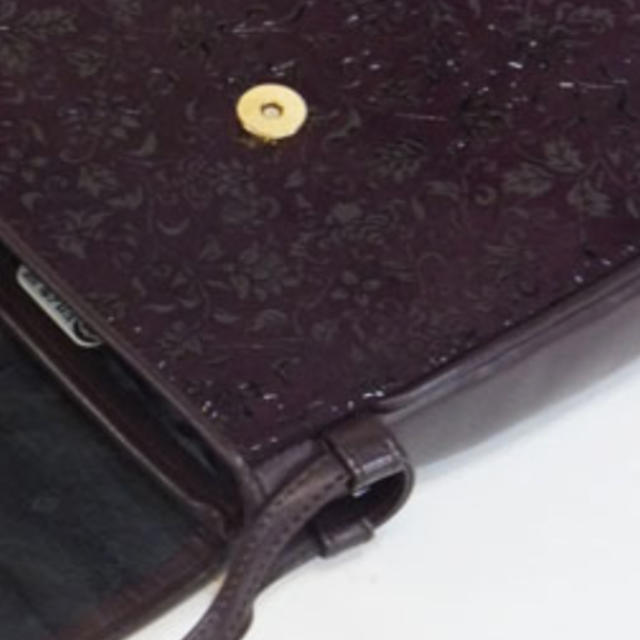 印傳屋 INDENYA 日本製 ショルダーバッグ保存袋付パープル紫レディース 鞄 1