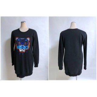 ケンゾー(KENZO)のKENZO ケンゾー Dragon Tiger ロング スウェット M レディス(トレーナー/スウェット)