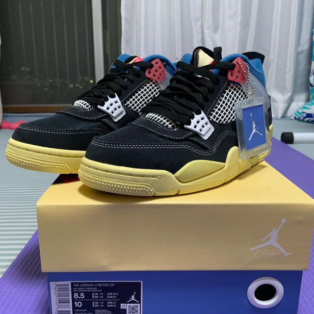 NIKE UNION JORDAN 4 RETRO 26.5 NOIR