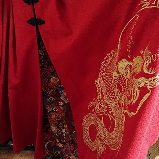 QF 袴スカート 赤の通販 by 奈子's shop｜ラクマ