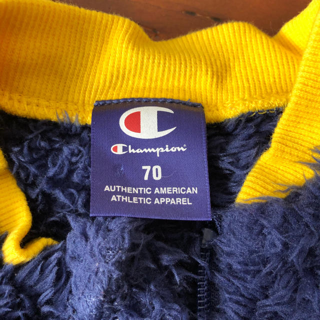 Champion(チャンピオン)のチャンピオン　カバーオール　70 キッズ/ベビー/マタニティのベビー服(~85cm)(カバーオール)の商品写真