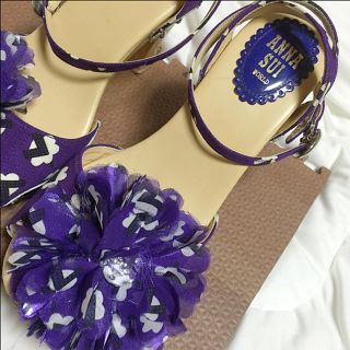 アナスイ(ANNA SUI)のANNA SUIお花ストラップサンダル(サンダル)