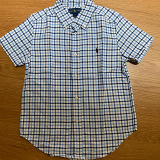ラルフローレン(Ralph Lauren)のラルフローレン　半袖チェックシャツ　6(ブラウス)