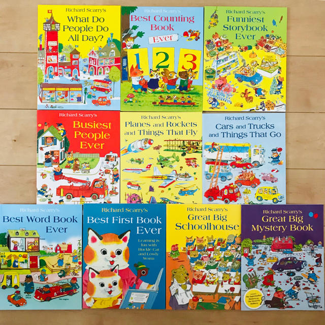 Richard Scarry ベスト コレクション 英語絵本 10冊 セット