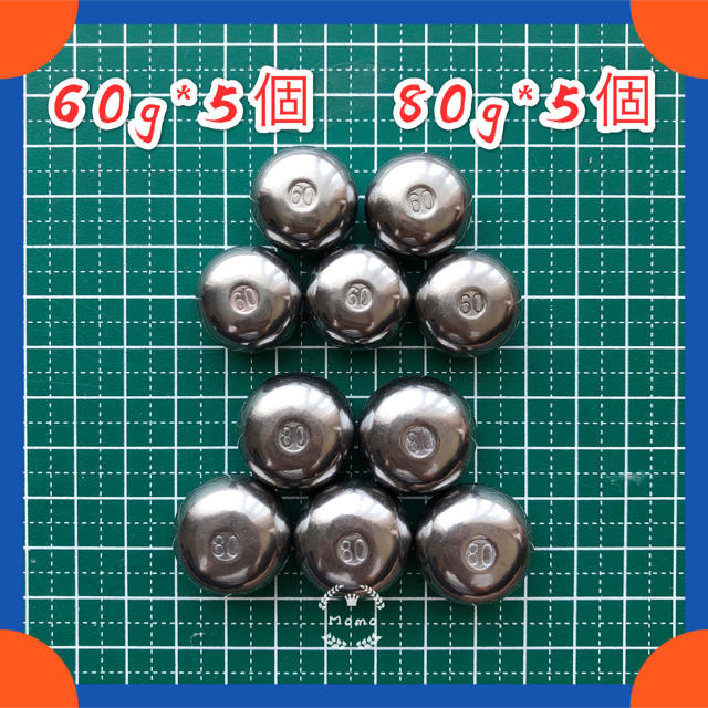 【フォロー割適用】タイラバタングステンシンカー60g*6個