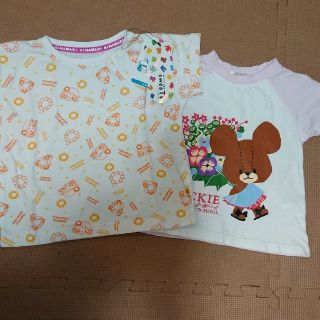 【ほっこり様専用】100 女の子 半袖 Tシャツ 2枚セット(Tシャツ/カットソー)