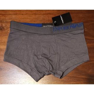 エンポリオアルマーニ(Emporio Armani)のエンポリオアルマーニ　新品　メンズ　ボクサーパンツ(グレー/ブルーS)(ボクサーパンツ)