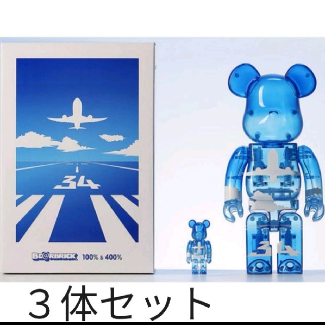 2022年最新入荷 100％ ブルースカイ ANA for BE@RBRICK - TOY MEDICOM