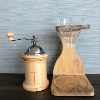 ハリオ(HARIO)のHARIO ハリオセット　コーヒー　ドリップスタンド＆グラインダー(豆挽き)(調理道具/製菓道具)