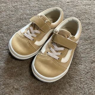 ヴァンズ(VANS)のVANS オールドスクール 16㎝ ベージュ(スニーカー)