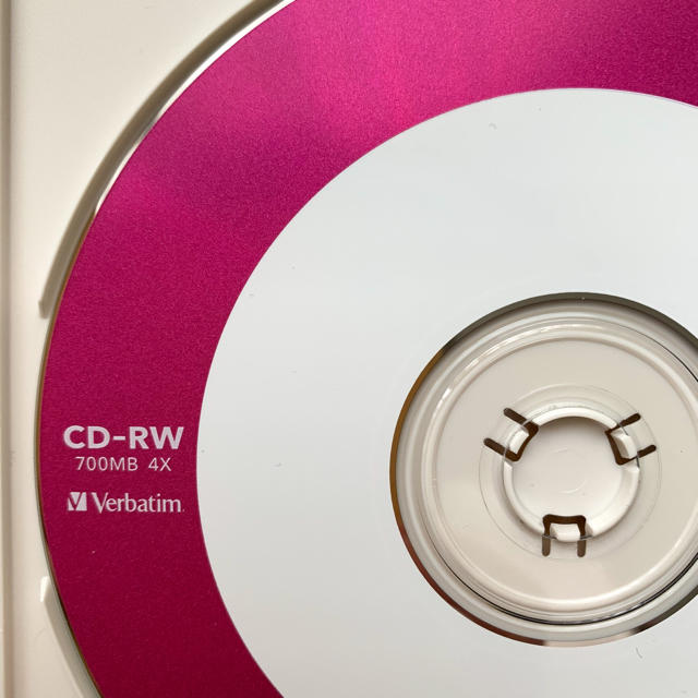 三菱(ミツビシ)のcd-rw 700mb 3枚セット verbatim MITSUBISHI スマホ/家電/カメラのPC/タブレット(PC周辺機器)の商品写真