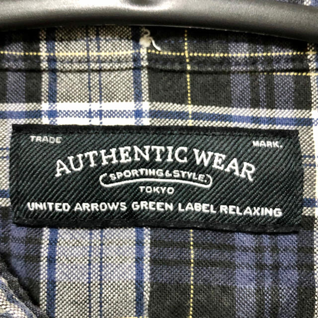 UNITED ARROWS green label relaxing(ユナイテッドアローズグリーンレーベルリラクシング)の【美品】GREEN LABEL RELAXING メンズ　ネルシャツ メンズのトップス(シャツ)の商品写真