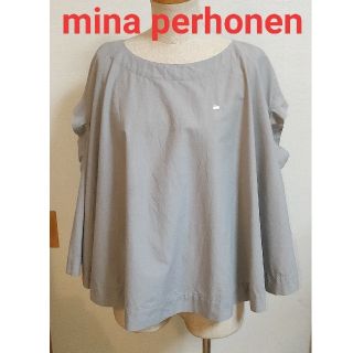 ミナペルホネン(mina perhonen)のminaperhonen ミナ ペルホネン フレア ブラウス カットソー トップ(シャツ/ブラウス(半袖/袖なし))