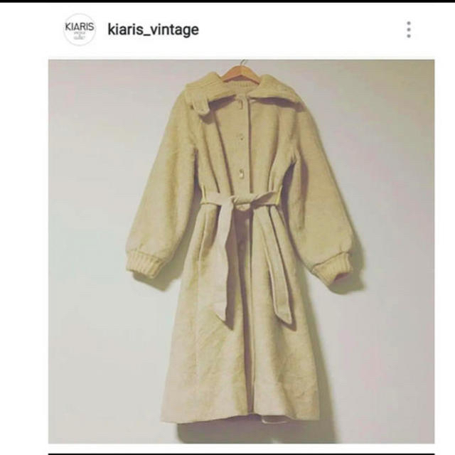 ロングコートkiaris vintage購入　コート